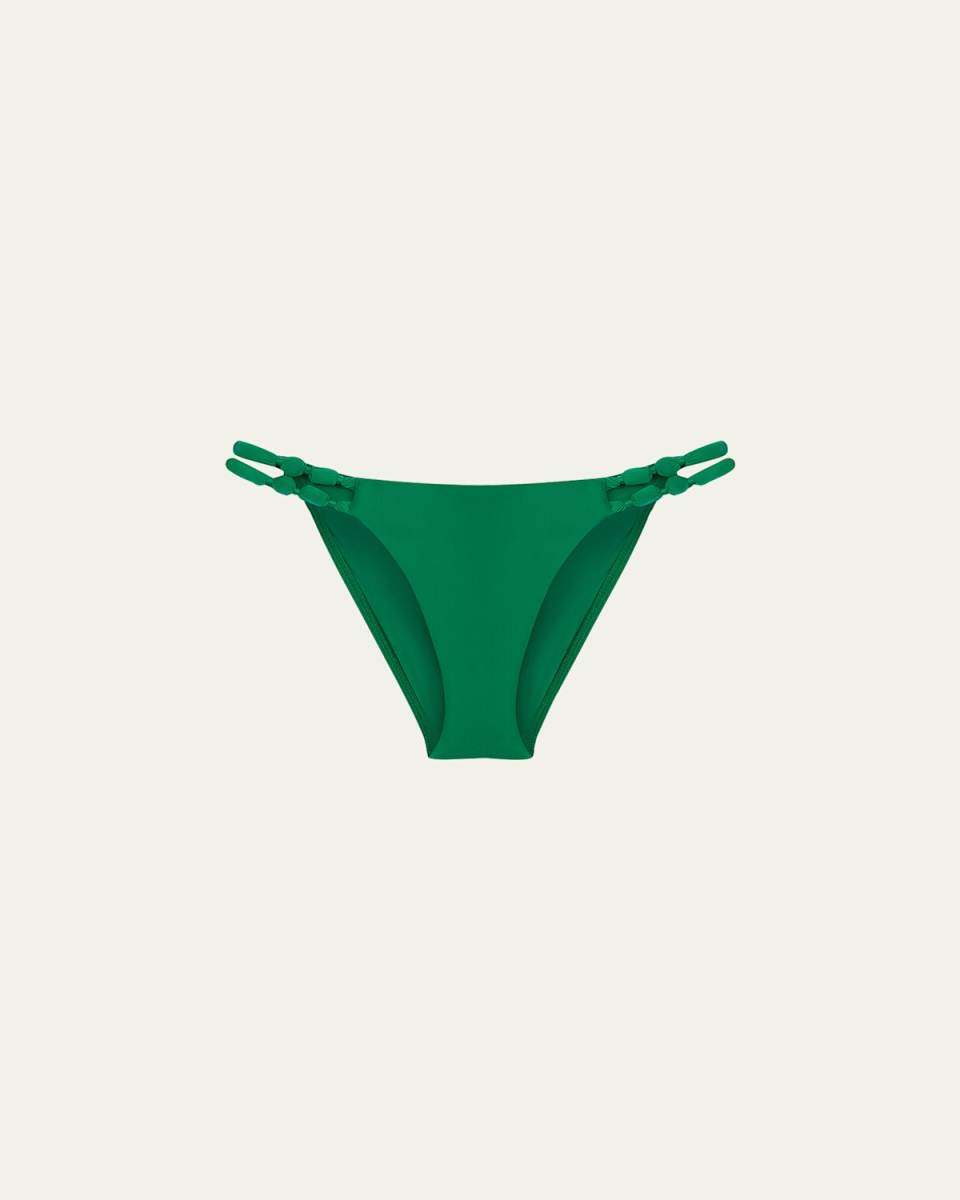 Solid Atena Double Detail Full Bikini Bottoms
